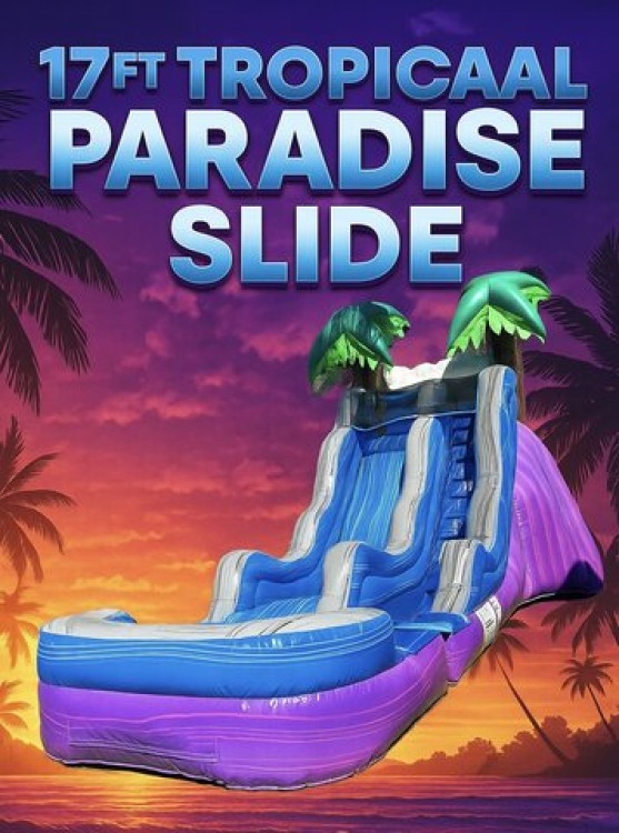 17ft Tropical Paradise Slide