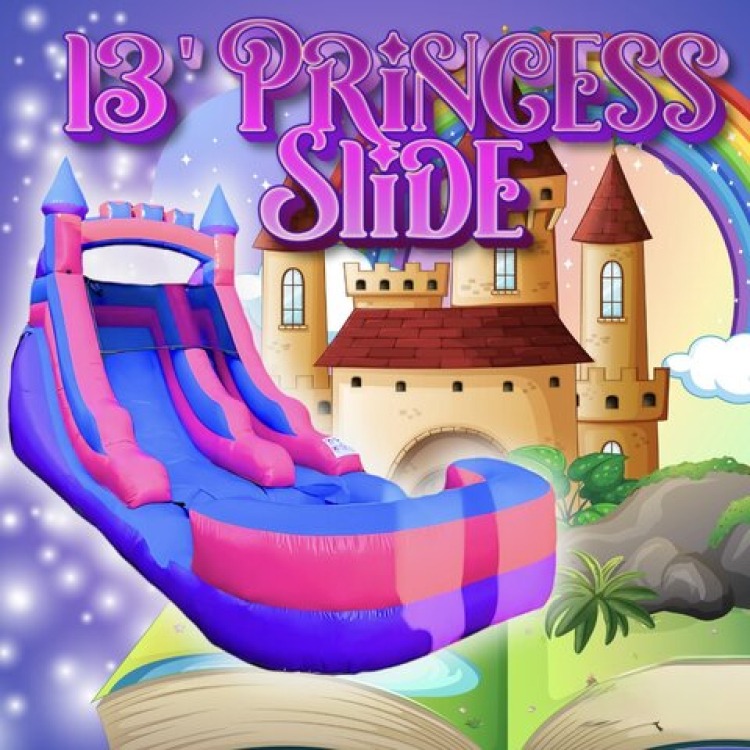 Toddler 13ft Princess Slide