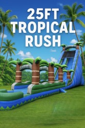 25ft Tropical Rush (With Slip-And-Slide)